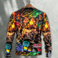 Drum Is My Life Colorful Light Art – Sweater - Ugly Christmas Sweater