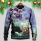 Christmas Santa Dark Fantasy Art – Sweater - Ugly Christmas Sweater