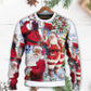 Christmas Santa Is Coming To Town – Sweater - Ugly Christmas Sweater