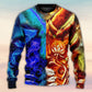 Phoenix Rebirth Fantasy Life Art – Sweater - Ugly Christmas Sweater