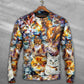 Colorful Cat Art Lover Mixer Style – Sweater - Ugly Christmas Sweater