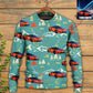 Car Driving Mountain Landscape Art – Sweater - Ugly Christmas Sweater