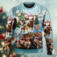 Horse Loves Christmas Happy Style – Sweater - Ugly Christmas Sweater