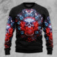 Skull Electric Dream Fantasy Art – Sweater - Ugly Christmas Sweater