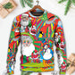 Hippie Santa Merry Xmas Style – Sweater - Ugly Christmas Sweater
