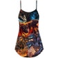 Cute Dog Cartoon Winter Style – Women's Summer Sleeveless V-Neck Camisole Dress