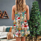 Christmas Golden Retriever Merry Xmas – Women's Summer Sleeveless V-Neck Camisole Dress
