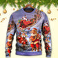 Christmas Santa Funny Art Style – Sweater - Ugly Christmas Sweater