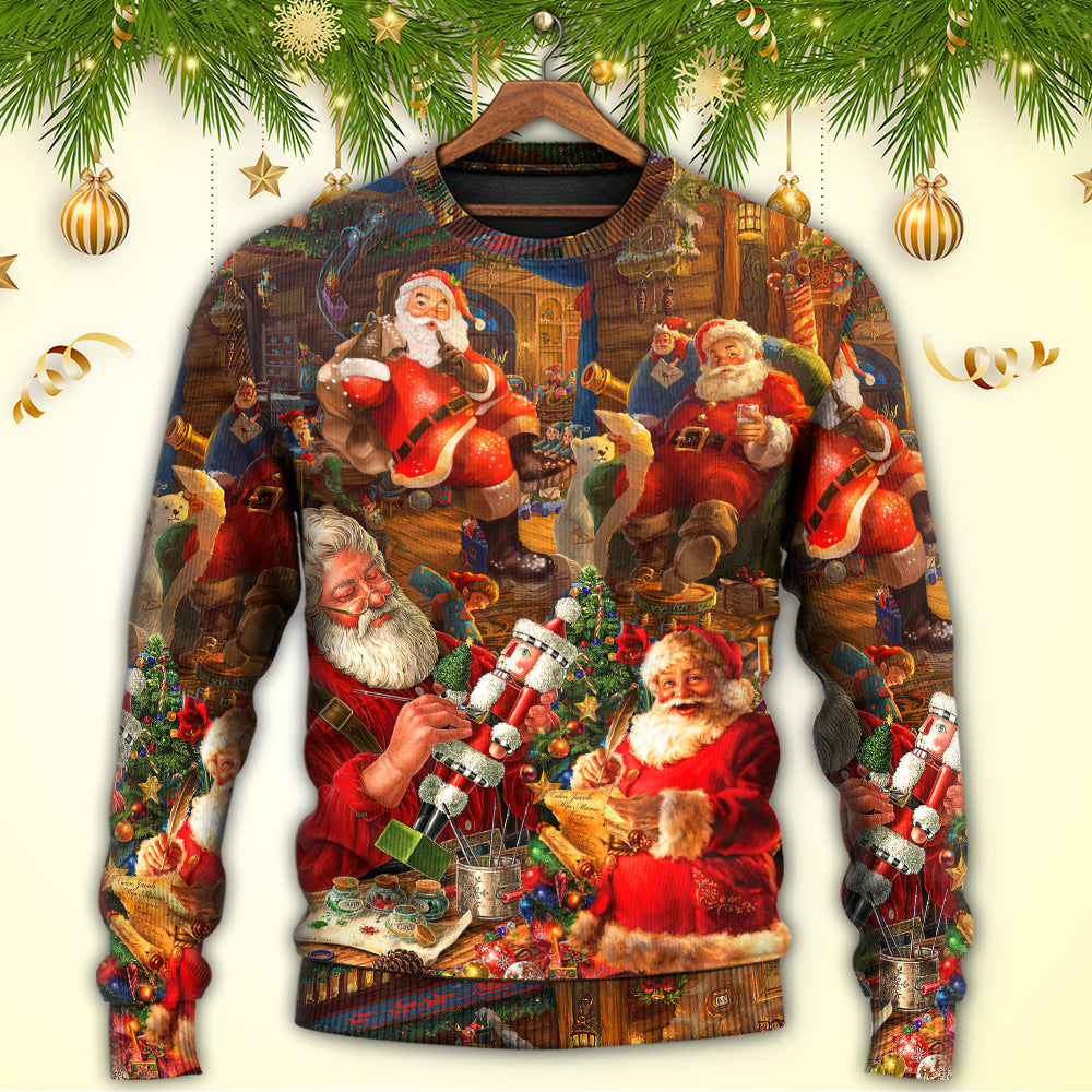 Christmas Funny Santa Gift Xmas Is Coming – Sweater - Ugly Christmas Sweater