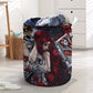 Skull Love Is Life Rose - Laundry Basket - Owls Matrix LTD