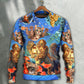 Diving Cat Under The Sea Art – Sweater - Ugly Christmas Sweater