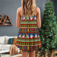 Christmas Santa Happy Xmas – Women's Summer Sleeveless V-Neck Camisole Dress