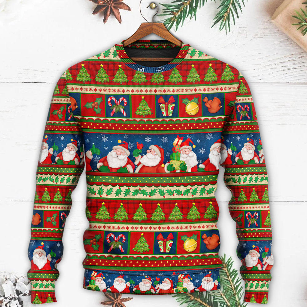 Christmas Santa Claus Happy Xmas – Sweater - Ugly Christmas Sweater