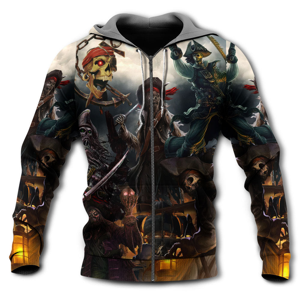 Fantasy Pirate Ghost Art - 3D Hoodie
