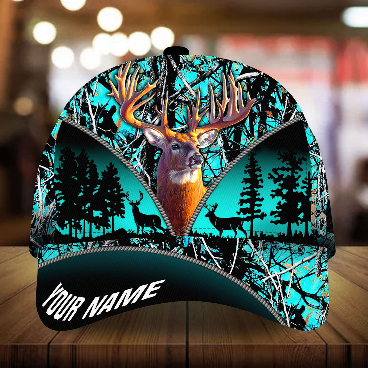 Premium Cool Deer Hunting Art V2 Personalized – Classic Cap