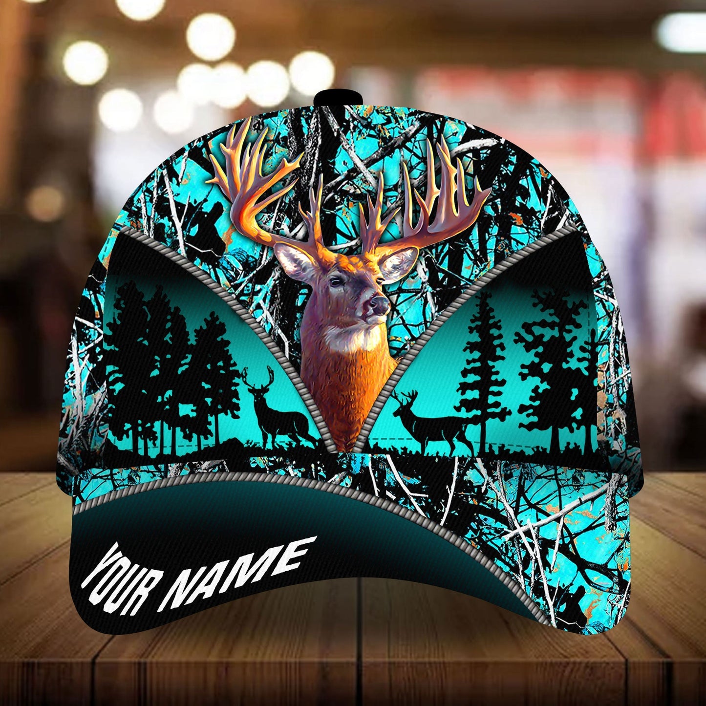 Premium Cool Deer Hunting Art V2 Personalized – Classic Cap