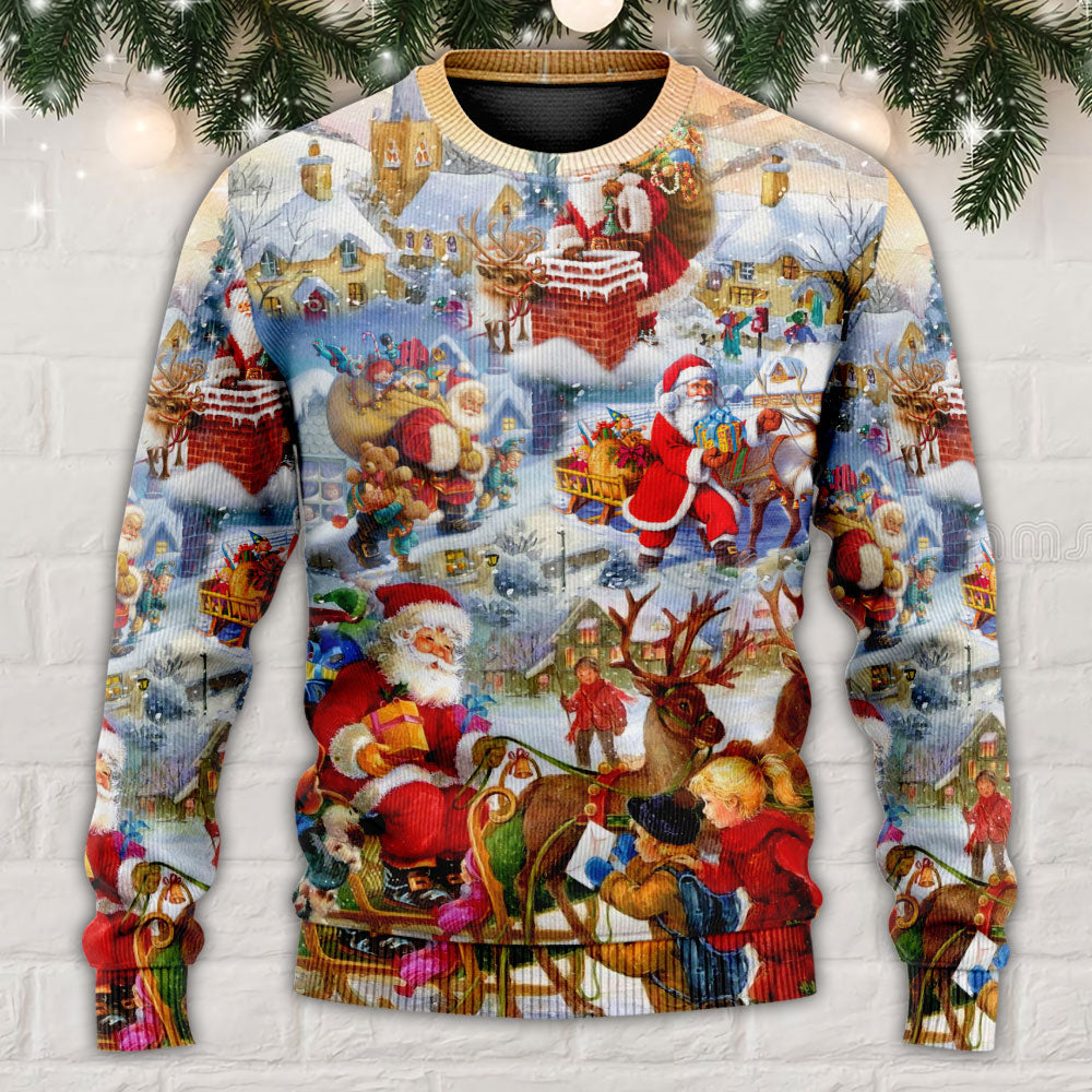 Merry Holly Jolly Christmas Quote – Sweater - Ugly Christmas Sweater