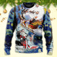 Christmas Friendly Santa With Animals – Sweater - Ugly Christmas Sweater
