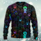 Cute Cat Little Paw Art Style – Sweater - Ugly Christmas Sweater