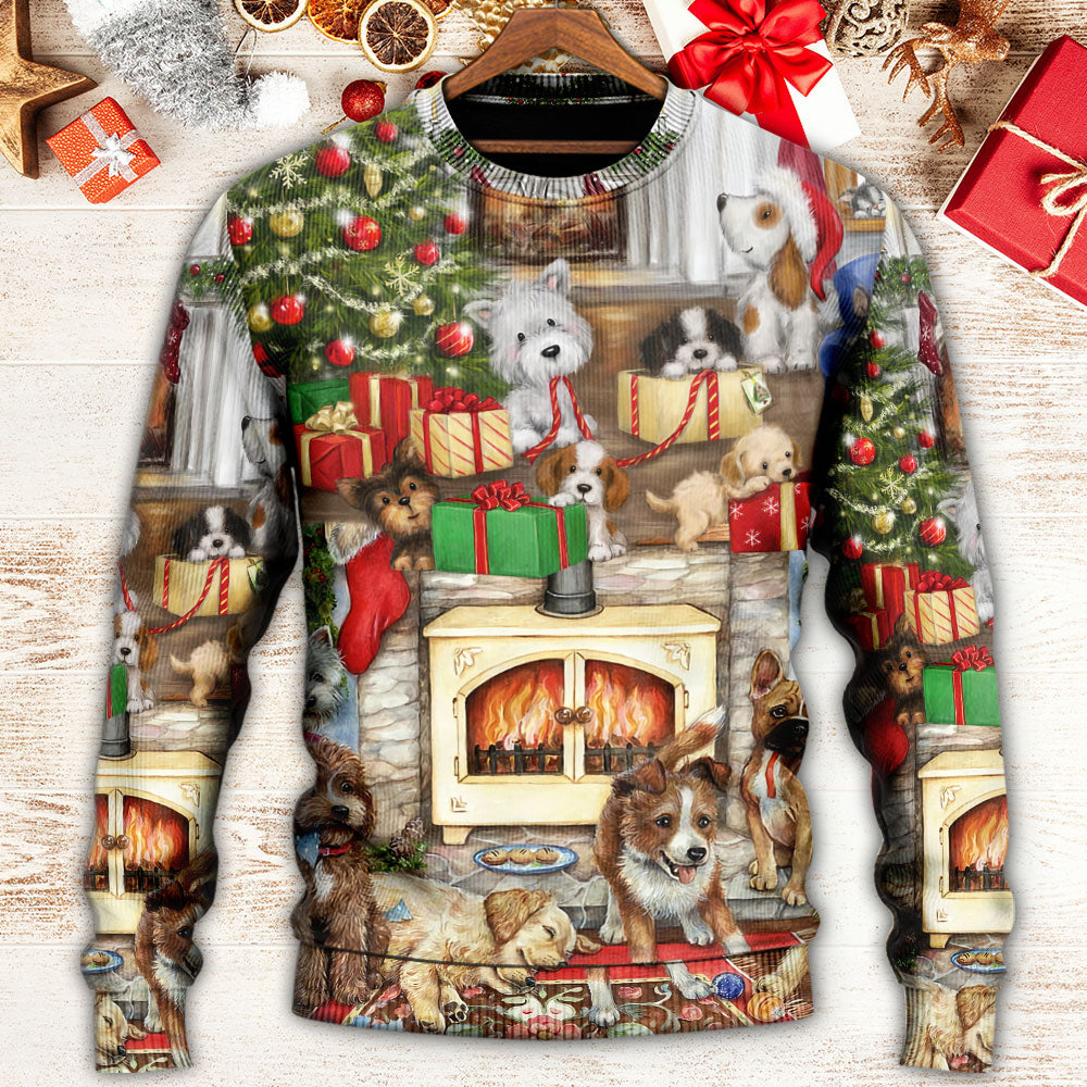 Christmas Dog Lover Merry Xmas Style – Sweater - Ugly Christmas Sweater