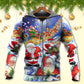 Funny Santa Holiday Art - 3D Hoodie