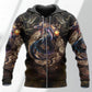 Golden Japanese Dragon - 3D Hoodie