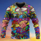 Hippie Mushroom Colorful Love Art – 3D Hoodie