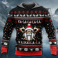 Viking Valhalla White Red - 3D Hoodie