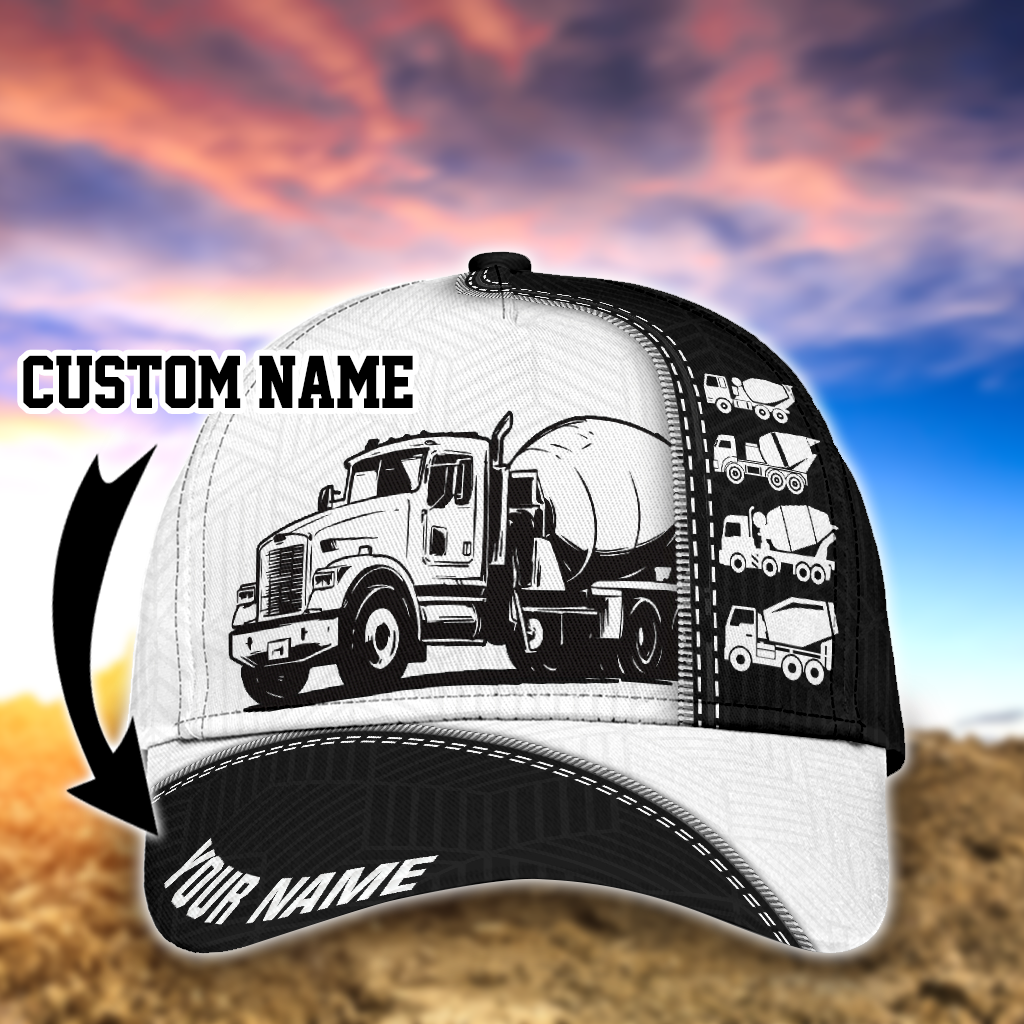 Custom Concrete Pump All Over Print – Classic Cap