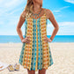 Native Fresh Summer Pattern – Women's Summer Sleeveless V-Neck Camisole Dress