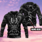 Samurai Black Personalized Style – 3D Hoodie