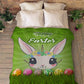 Easter Unicorn Easter Flannel Blanket For Relaxing At Home And Travel