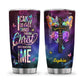 Butterfly Faith Butterfly In Purple Personalized 20 Oz Tumbler