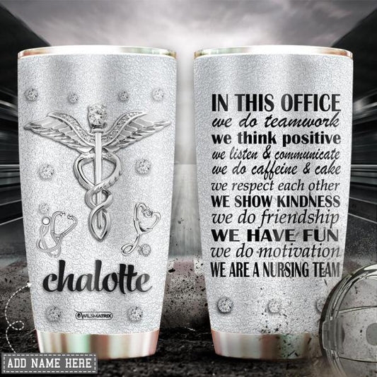 Nurse In This Office Personalized 20 Oz Tumbler