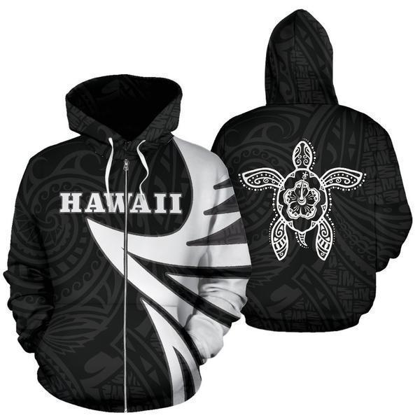 Hawaii Turtle Warrior Style Art – 3D Hoodie
