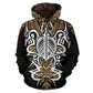 Hawaii Turtle Tribal Gold Armor Art - 3D Hoodie