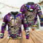 Neon Psychedelic Mushroom Art - 3D Hoodie