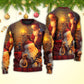 Christmas Santa Spirit Of Christmas Art – Sweater - Ugly Christmas Sweater
