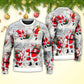 Christmas Santa Always With You Art – Sweater - Ugly Christmas Sweater