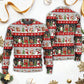 Christmas Santa And Snowman Happy Xmas – Sweater - Ugly Christmas Sweater
