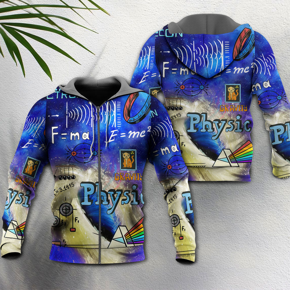 Physics Formula Science Style - 3D Hoodie