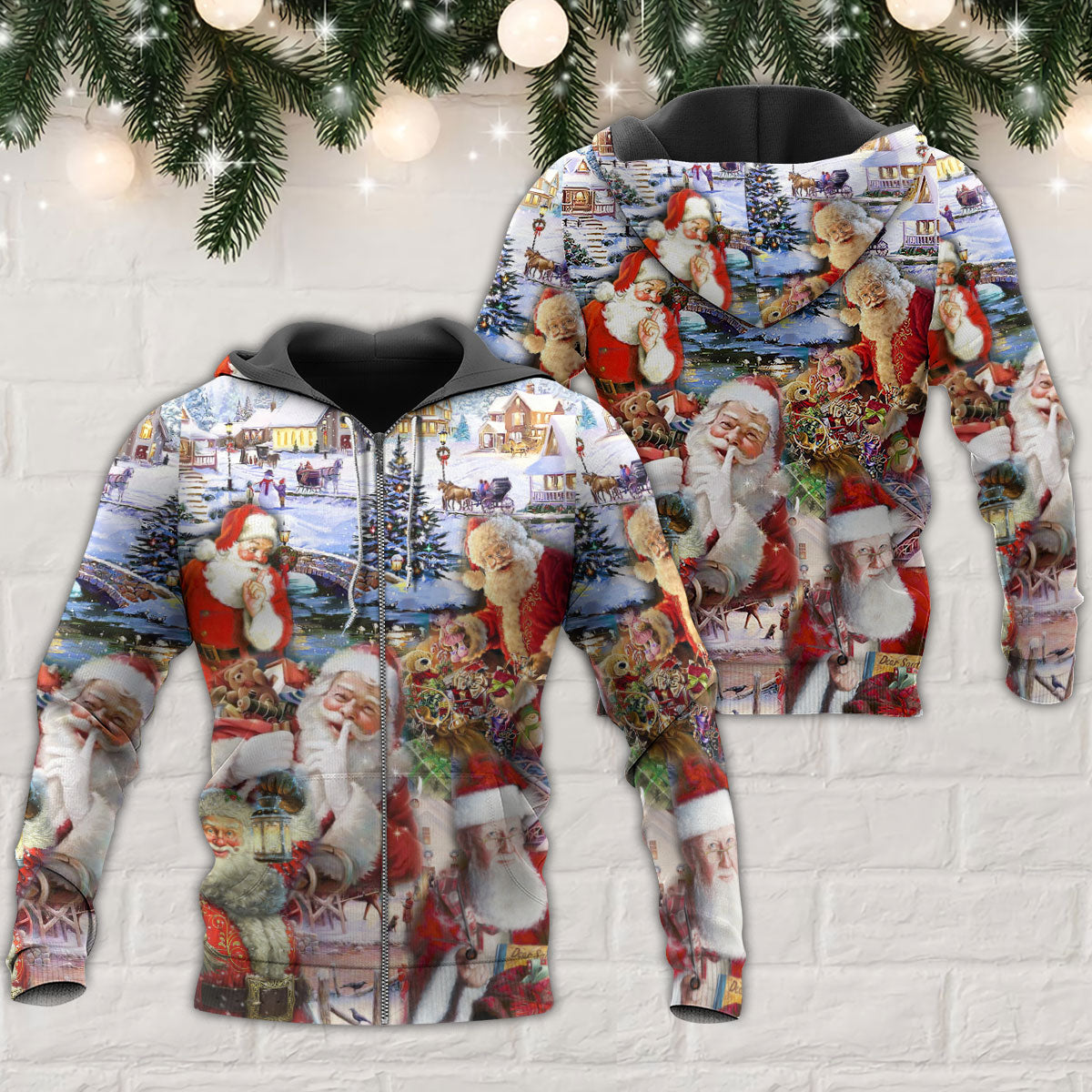 Christmas Funny Holiday Quote Art – 3D Hoodie