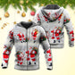 Christmas Santa Always With You Art Style - Hoodie