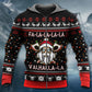 Viking Valhalla White Red - 3D Hoodie