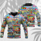 Hippie Van Colorful Peace - 3D Hoodie