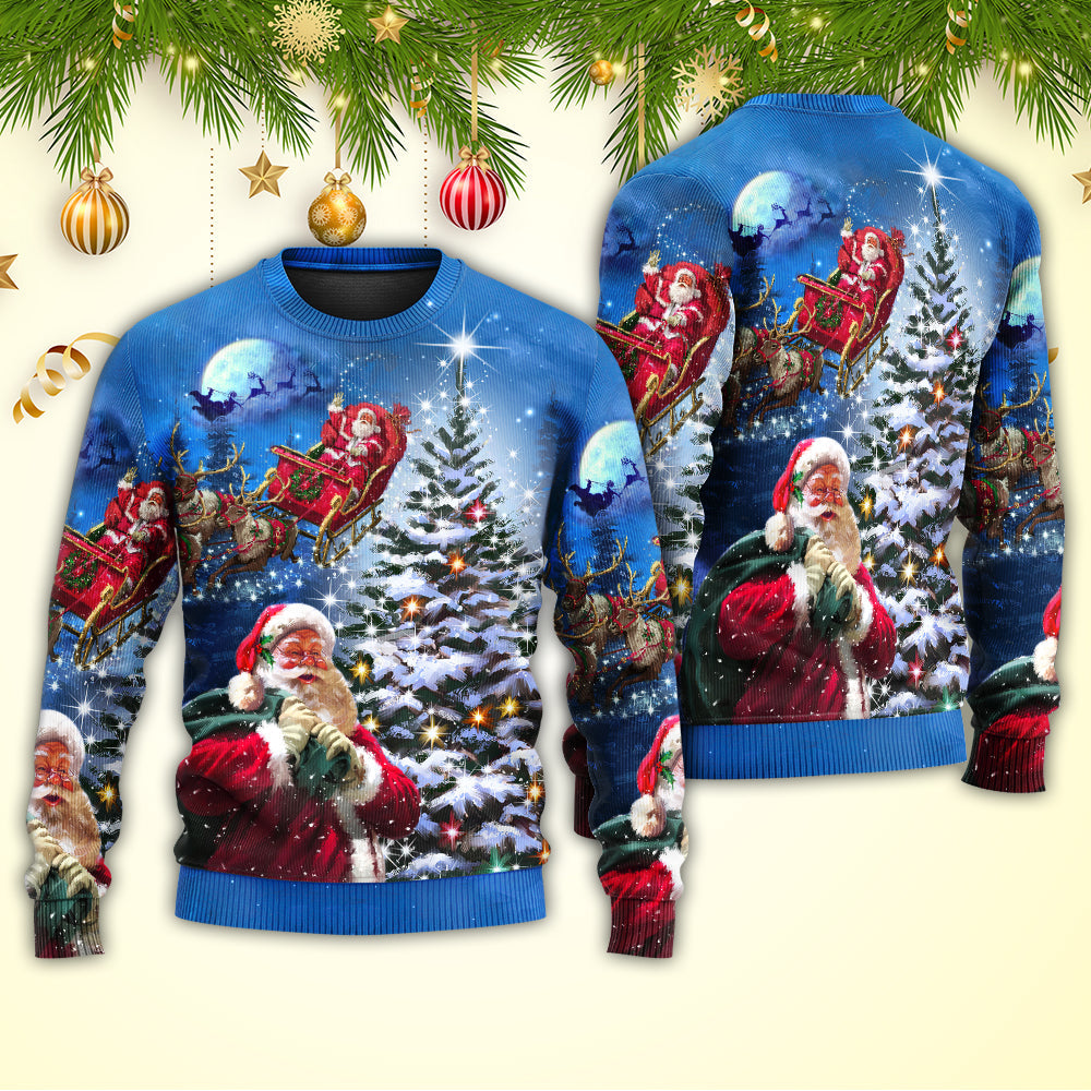 Christmas Santa Story Happy Xmas Is Coming – Sweater - Ugly Christmas Sweater