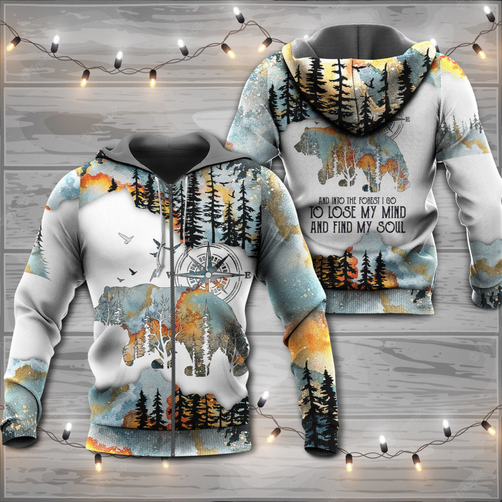 Camping Forest Escape Mind Free Style - Hoodie