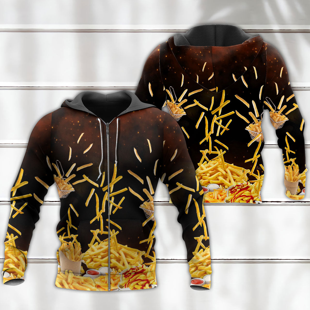 French Fries Fast Food Lover - 3D Hoodie