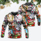 Cat Christmas Tree Merry Xmas - 3D Hoodie