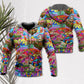Hippie Psychedelic Mushroom Trippy Art - Hoodie